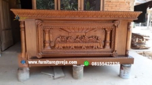 meja altar minimalis ukir