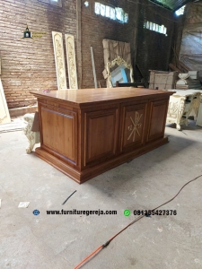 altar gereja HKBP minimalis 