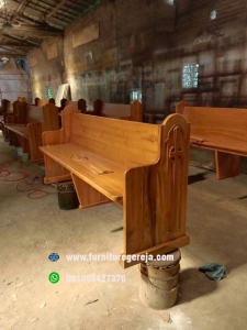 mimbar gereja minimalis motif salib terbaru 